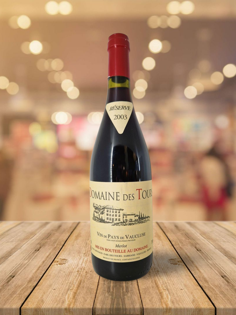Domaine des Tours - Merlot 2003 - Vin de Pays de Vaucluse