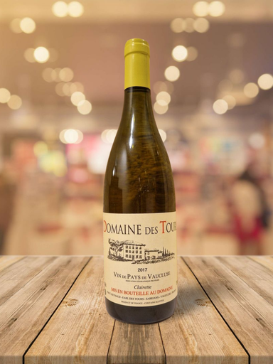 [1213] Domaine des Tours Blanc 2017 - Clairette - Vin de Pays de Vaucluse